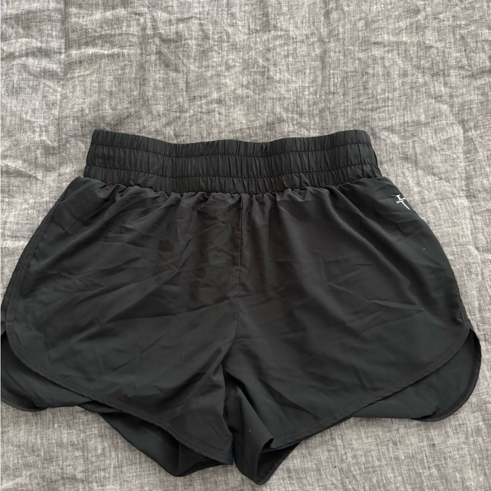 Three Nails Women's Black Athletic Shorts